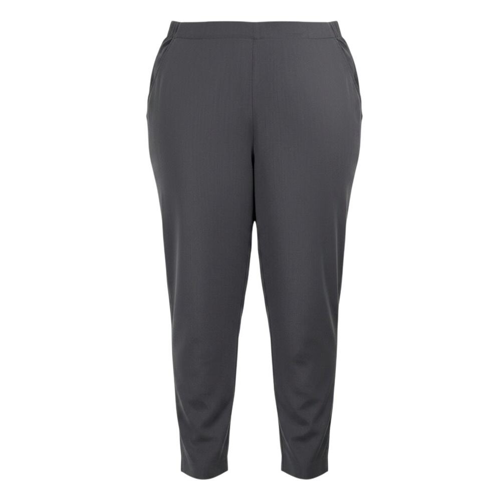 J.Jill Women Size L Gray Relaxed Fit Pull-On High-Rise Elastic Waistband Pant